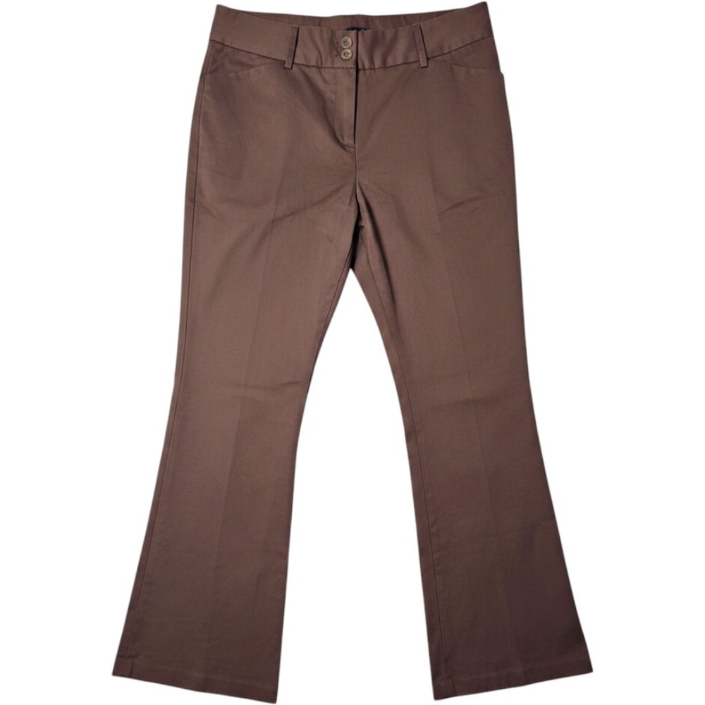 J. McLaughlin Women Trousers 10‎ Brown Bootcut Mid Rise Lord Taylor Professional
